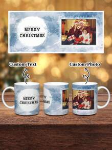 1 chiếc cốc 11Oz Merry Christmas-Cốc thủy tinh in ảnh tùy chỉnh, Đồ trang trí Giáng sinh, Cốc đựng nước tùy chỉnh Giáng sinh, Cốc cà phê in ảnh Giáng sinh tùy chỉnh, Quà tặng sáng tạo cho gia đình vào dịp Giáng sinh, Quà tặng Giáng sinh đặc biệt cho cặp đôi - nhiều màu - Xem 2