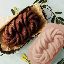 Pink Rectangular Woven Bread Loaf Baking Pan, Non-Stick Easy Release, Oven Baking Accessory, Baking & Kitchen Supplies - Cake Baking Pan - View 9