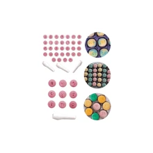 Kit Confeitaria Carimbos Para Marcar Docinhos De Festa Letras + Numeros - Bluestar