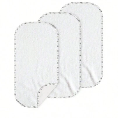 3 pezzi/1 pezzo Teli impermeabili per fasciatoio, perfetti per il cambio del pannolino del bambino, teli fasciatoio in bambù bianco e spugna impermeabili, adatti per bambini e bambine