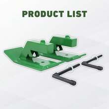 4.5" Width Tractor Bucket Protector Ski Edge Tamer Protector Snow Removal Green - 1 - Xem 6