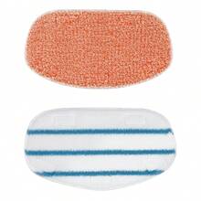 Yhaijj 2/4/6 miếng lau nhà hơi nước thay thế tương thích với cây lau nhà PurSteam ThermaPro dễ lắp ráp có thể tái sử dụng và giặt được miếng lau nhà thay thế có keo dán phụ kiện vệ sinh 11x6 inch màu cam và xanh lam thích hợp cho phòng khách phòng ngủ nhà bếp ban công phụ kiện vệ sinh Giáng sinh ngày lễ tình nhân ưa thích - Cam + sọc xanh và trắng - Xem 12