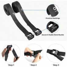 Gymnastic Rings Wooden Rings Gymnastics Rings, Gymnastics Rings With Grip Band, Adjustable Buckle Straps And Markings, Rings Training For Full Body Workout - Black - View 5