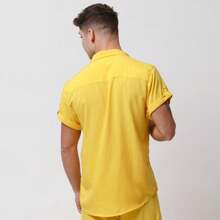 Camisa Viscose Amarelo Santo Luxo