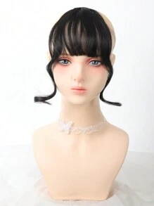 Girls' Natural Forehead Wig Bangs Air Bangs Wig Female Comic Bangs Invisible Wig Hair Clips Claw Clips Hair Slide Hair Barrettes - Multicolor - View 13