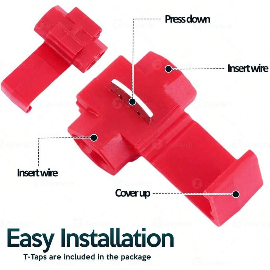 Zone Tech 50W 6Ohm LED Load Resistors Pieces For LED Turn