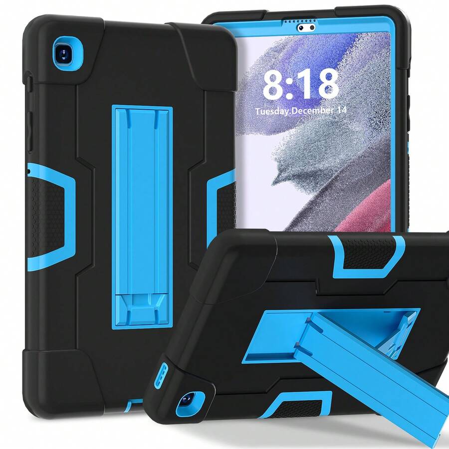 保护壳适用于 Galaxy Tab A7lite 8.7 英寸，混合防震坚固防摔外壳带支架，适用于 Galaxy Tab A 8.0/A 8.4 (2020)/Tab A9 8.7 英寸 (2023) - 彩色 - 查看 1