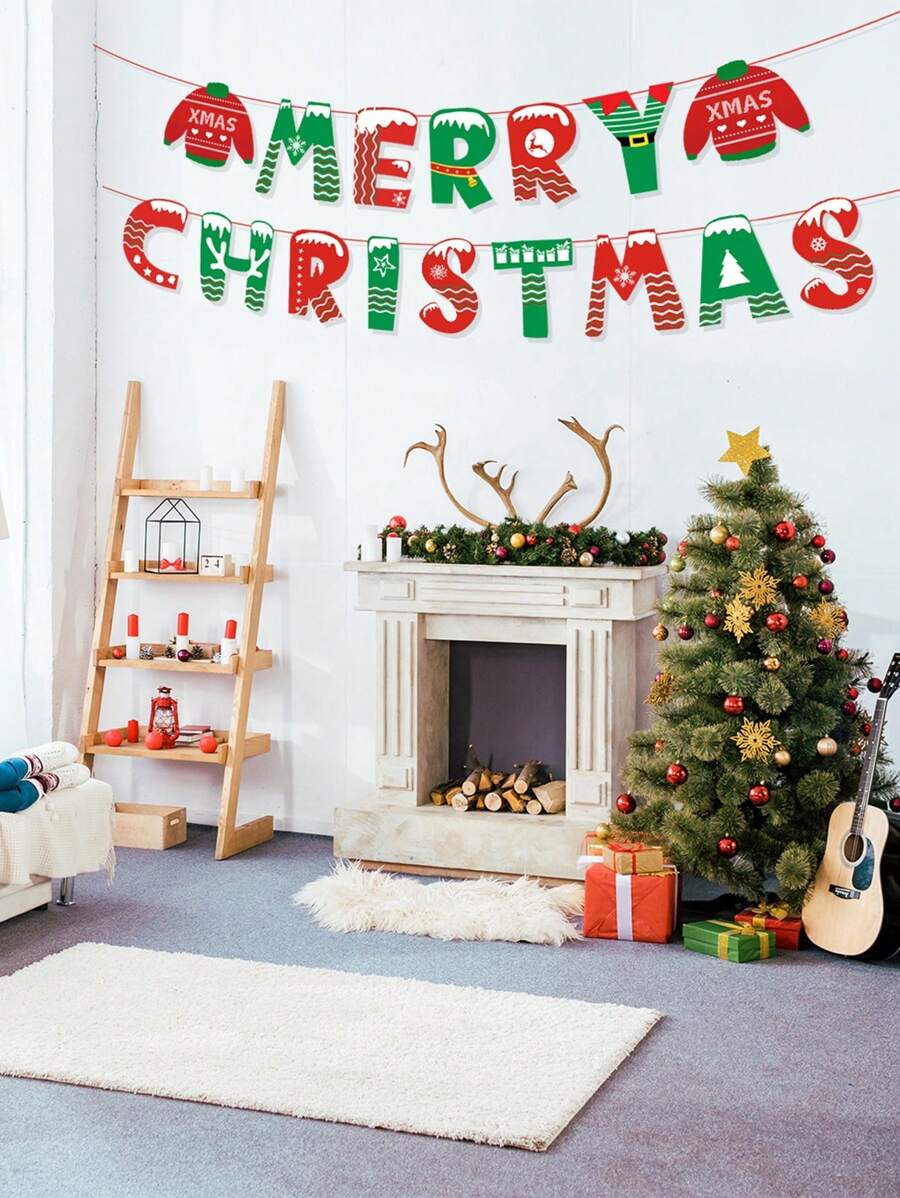 علم عيد الميلاد قطعة واحدة، راية ورقية لديكور عيد الميلاد، لافتة معلقة لعيد الميلاد، خلفية عيد الميلاد، لافتة إكليل عيد الميلاد الورقي، علم للحديقة، ديكورات شجرة عيد الميلاد