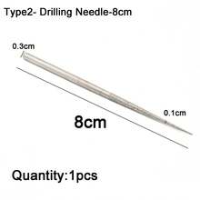 1pc Máy khoan kim cương đầu nhọn Dụng cụ trang sức Dụng cụ mở rộng lỗ đính hạt đá thủy tinh Tay cầm bằng gỗ Dụng cụ gia công trang sức DIY - Nhiều màu - Xem 10