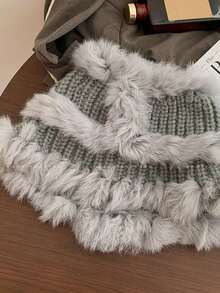 1 chiếc mũ cho phụ nữ sang trọng mũ xô lông ấm áp mùa đông dày mũ ngày tuyết lạnh mũ ấm tai trượt tuyết ngoài trời - Nhiều màu - Xem 2