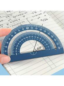 1 Set de herramientas de dibujo de metal con caja de almacenamiento, juego de medición para estudiantes, set multifuncional