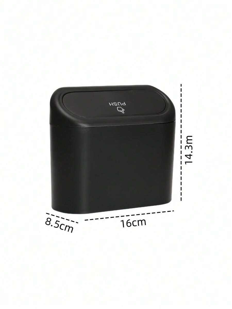 1pc Car Trash Can With Lid & Side Door Hanging Design SHEIN USA