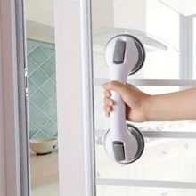 1 pieza Asa de seguridad con ventosa para baño y ducha, antideslizante, estilo moderno, material plástico, apta para cocina y baño, adecuada para personas mayores - Ver 9
