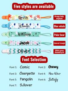 Custom Pacifier Clip, Personalized Pacifier Clip With Name, Customized Pacifier Clips Baby Girl, Customizable Silicone Pacifier Clip, First Gift For Your Child, Diy Custom Name, Baby Essentials, Newborn Pacifiers, Mam Pacifier 0-3 Months, Baby Baptism Accessories, New Mom Keepsake Gift, Gifts For Him Her, Kids, Dad, Mom, Family, Friends Back To School, Multi-Functional, Ornamental, Letter, Stylish, Modern, Colorful, Cute, Adorable, Casual, Custom, Personalised, Unique, Customized, Ideal Gifts For Him, Ideal Gifts For Her