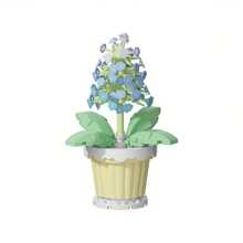 花卉盆栽拼装拼插积木玩具，花卉积木植物创意礼物，桌面摆件，情人节生日礼物圣诞礼物 - 彩色 - 查看 15