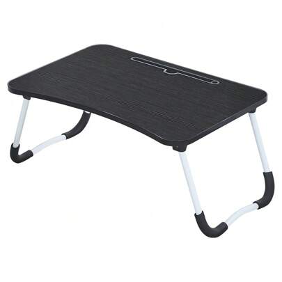 CLIPOP Laptop Bed Table, Portable Lap Desk Bed Tray Laptop With Foldable Legs Folding Breakfast Serving Coffee Tray Notebook Stand Reading Holder For Couch Sofa Floor
