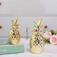 Đồ trang trí gốm sứ hình quả dứa tối giản, Phụ kiện mạ vàng, Đồ trang trí nhà sáng tạo cho phòng khách, phòng học, tủ trưng bày Quà tặng tốt nhất - Nhiều màu - Xem 7