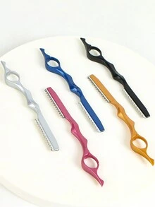 1pc Hairdressing Thinning Razor Cutting Knife Thinner Japan Stainless Professional Sharp Barber Hair Cut Cutting Knife Salon Tools, Hair Styling Kit, For Barber Salon Beauty Travel Essentials