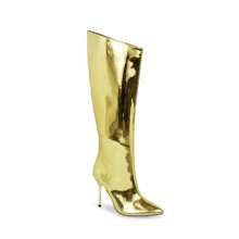 Knee-High-Boots-Metallic Frenzy-1 By Liliana - 銀色 - 查看 10