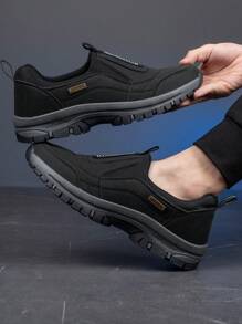Calçado Casual Novo e Confortável para Homens - Sapato Slip-On Durável, Adequado para Viagem, Corrida, Caminhada, Esportes ao Ar Livre, Ótimo para Natal, Ação de Graças, Ano Novo, Férias, Presente para Adolescentes, Casual ou Esporte ao Ar Livre ou Viagem, Academia