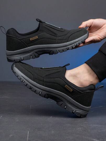 男士新款舒适耐用一脚蹬休闲鞋 - 适合旅行、跑步、徒步旅行、户外运动、圣诞节、感恩节、新年、节日、度假、青少年礼物、休闲或户外运动或旅行、健身房 2000 年代风格情人节创意