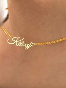 1 chiếc vòng cổ mặt dây chuyền tên bằng bạc Sterling mạ vàng bạc hồng đặc biệt tùy chỉnh với thiết kế hình trái tim cho ngày lễ tình nhân, ngày của mẹ, sinh nhật, đám cưới, tốt nghiệp và các dịp khác - Mạ vàng 18K, đá quý tự nhiên, phong cách ngày lễ, quà tặng cho mọi mùa Lễ tạ ơn Giáng sinh, dễ thương, tùy chỉnh, cá nhân hóa, độc đáo, quà tặng lý tưởng cho anh ấy, quà tặng lý tưởng cho cô ấy, cô ấy, bạn trai, bạn gái, bố, mẹ, gia đình, bạn bè, cho ngày kỷ niệm, cho sinh nhật, cho lễ tốt nghiệp, cho vũ hội, cho bữa tiệc, trang sức bằng thép không gỉ - Nhiều màu - Xem 3