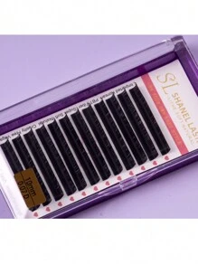 Premium Individual Lashes 0.03 0.05 0.07 Mega Volume Eye Lashes Extension Cashmere Velvet Fluffy D Curl 8-18mm Mixed Natural Look Cluster Lashes Super Soft Matte Black Individual Lashes Tray Volume Classic Synthetic Faux Mink Eyelashes Extensions Professional False Eyelashes Supplies For Lashes Salon