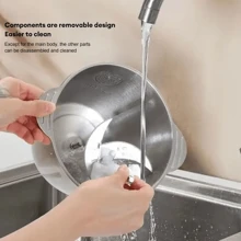 Stainless Steel Meat Grinder, Large Capacity Electric Food Chopper - 3 Speed ​​Food Processor, Dough Mixer For Vegetables, Onions, Garlic, Salads, Fruits, Nuts, Etc., Good Helper In The Kitchen,Perfect Kitchen Appliance, Great Holiday Gift - US A Type Plug(110-127V) - View 7