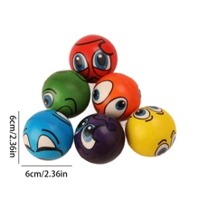 Colorful Expression Stress Ball, PU Ball, Foaming Toy, Sponge Vent Ball. It's An Excellent Gift For The New Year In 2025, Valentine's Day, Easter And Birthdays.,Stress Ball,Sensory Toys,Easter,Stress Ball,Ball,Easter