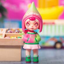 1 个或更多 Laura 水果主题收藏盲盒，12 个/盒（无重复），每盒 1 个设计，PVC 材质，约 8.5 厘米高，可爱的神秘人物，非常适合情人节、派对、生日礼物或家居装饰 - 彩色 - 查看 5