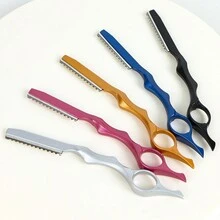 1pc Hairdressing Thinning Razor Cutting Knife Thinner Japan Stainless Professional Sharp Barber Hair Cut Cutting Knife Salon Tools, Hair Styling Kit, For Barber Salon Beauty Travel Essentials