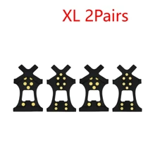 1/2 pièce(s) Crampons d'escalade à 10 dents, antidérapants, Crampons d'alpinisme unisexes pour bottes, Crampons à neige pour marche et randonnée
