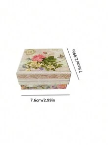 1 件定制字母情侣/闺蜜/女朋友首字母戒指礼盒 - 銀色 - 查看 5