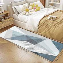 1pc European-Style Living Room Carpet, Bedroom Bedside Rug, Crystal Velvet Sofa Coffee Table Mat, Home Entryway Hallway Balcony Rug - Multicolor - View 17