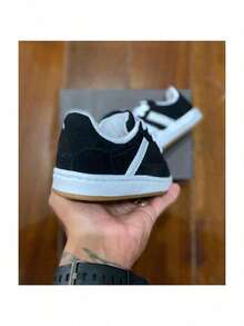 Children's Sneakers For Boys And Girls, Soft And Comfortable, Suede, Promotion, Immediate Shipping - 黑色 - 查看 3