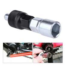 1pc Stainless Steel Mountain Bike Repair Tool, Cassette Lockring Remover & Bottom Bracket Tool - Silver - View 6