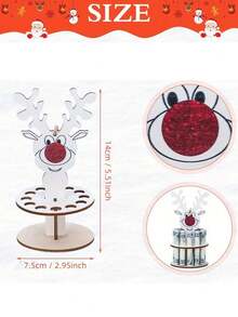 1 Kẹp tiền Giáng sinh độc đáo Giá đỡ bằng gỗ có dây trang trí, Bạn có thể viết lời chúc phúc ở mặt sau, Kẹp tiền cây thông Noel tự làm, Thích hợp làm đồ trang trí kẹp tiền, Mặt dây chuyền đồ trang trí Giáng sinh, Quà tặng Giáng sinh, Đồ trang trí Giáng sinh - Nhiều màu - Xem 3