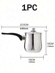 不锈钢起泡壶，单柄牛奶蒸汽壶，用于咖啡拿铁艺术，郁金香/圆锥形/圆柱形，重返校园 - 彩色 - 查看 10