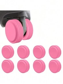 Bộ 4 phụ kiện du lịch, Bảo vệ bánh xe hành lý, Chống sốc, Bảo vệ bánh xe cốp xe bằng silicon chống ồn và im lặng, Vỏ bảo vệ toàn diện cho bánh xe hành lý, Vỏ bánh xe hành lý kiểu mới, Vỏ bảo vệ bánh xe hành lý bằng silicon chống ồn và im lặng, Phụ kiện du lịch thiết thực và thời trang, Làm quà tặng cho gia đình, bạn bè và những người thân yêu - Nhiều màu - Xem 10