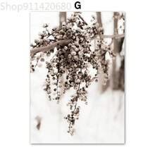 1 件装墙壁艺术帆布圣诞冬季雪屋鹿狐狸北欧海报和印刷品墙壁画客厅装饰画无框 - 彩色 - 查看 39