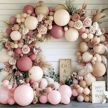 Bộ vòng hoa bóng bay nhiều màu, Gander Reveal, Đám cưới, Sinh nhật, Kỷ niệm, Tốt nghiệp, Ngày lễ, Lễ kỷ niệm, Trang trí trong nhà ngoài trời, Vật dụng trang trí tiệc. - Nhiều màu - Xem 6