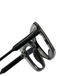 1 chiếc Gương trơn khung đa giác phong cách mới, Kính thời trang trang trí sàn diễn Plano - màu đen - Xem 6