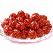 10 件 12 毫米闪亮水钻珠，DIY 手链、项链、手机链、珠宝制作 - 彩色 - 查看 15