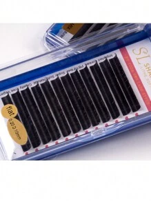 12 Reihen klassische flache elliptische Wimpern aus Kaschmir 0,20 0,25 0,15 J C D Curl matte schwarze elliptische gespaltene Spitzen klassische flache Wimpernverlängerung 8-15 mm super matte extrem weiche Seide flache Wimpernverlängerung Einzelfasern, Kunstfell-Flach-Wimpern, Wimpernbüschel, Einzelwimpern, Wimpern, Falsche Wimpern