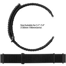 Nylon Uhrenarmband kompatibel mit Galaxy Watch 6/5/4 40mm 44mm/Watch 6 Classic 43mm 47mm/Watch 5 Pro 45mm/Watch 4 Classic 42mm 46mm, 20mm 22mm Schnellverschluss Ersatz Sportarmband, als Geschenk für Studenten zur Rückkehr in die Schule