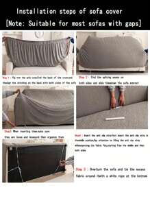 1 pièce Housse de canapé extensible unicolore, housse de siège en jacquard moelleux et tout-en-un, anti-rayures, anti-dérapante, lavable, résistante à la décoloration, sans peluche, convient pour 1/2/3/4/5 places de salon