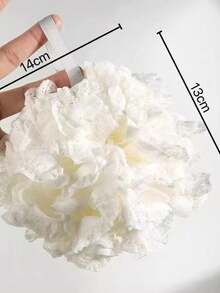 优质蕾丝沐浴海绵，带挂环的柔软去角质沐浴球，豪华水疗沐浴丝瓜络，个人护理沐浴工具，家庭浴室配件，适用于家庭水疗沐浴 - 白色 - 查看 7