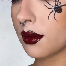 1pc 316 Surgical Stainless Steel Round Chain Nose Ring, Cartilage Hoop, Septum Ring, Piercing Jewelry - Chain - View 5