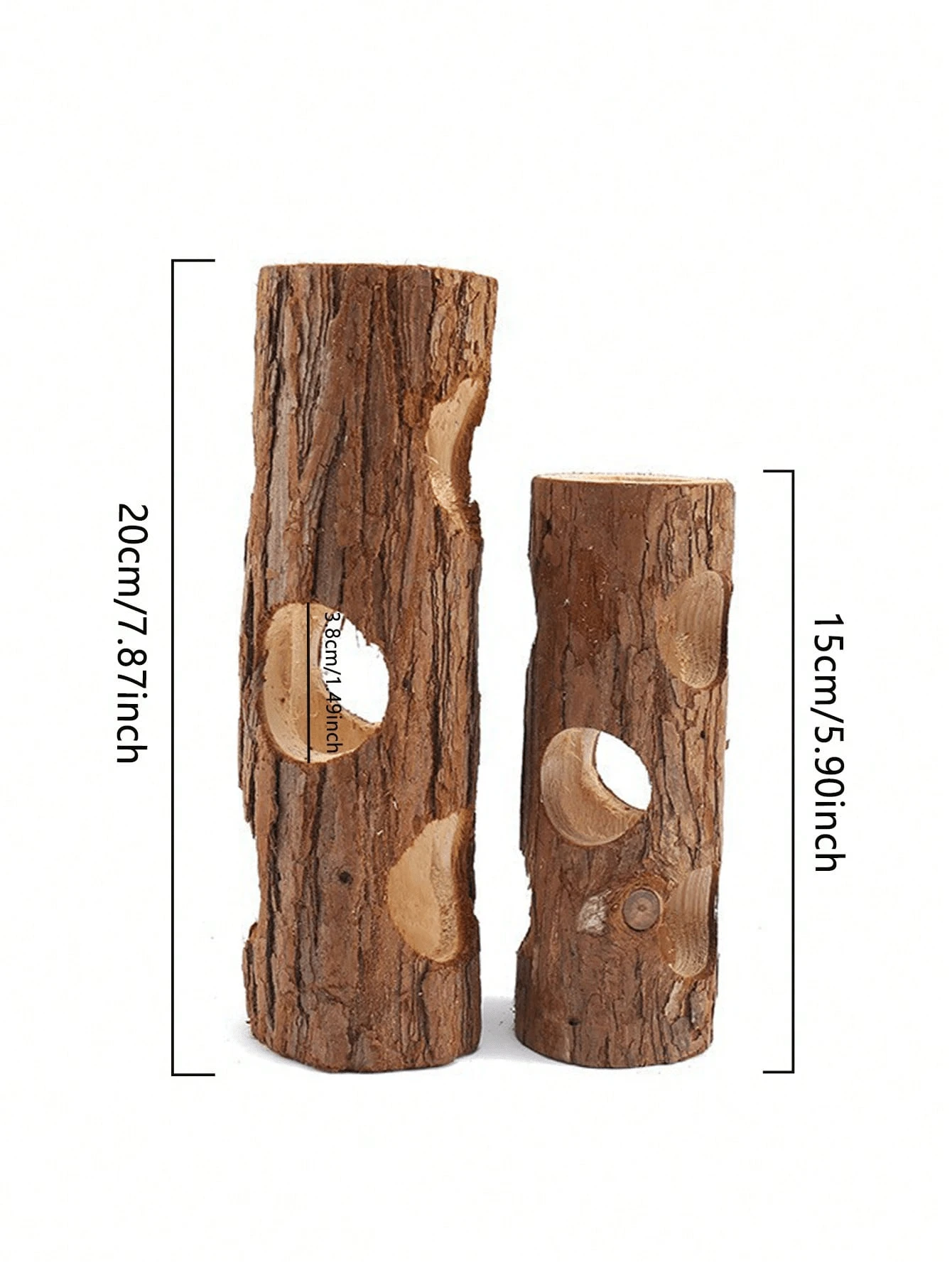 Wooden Tube Chew Stick For Hamsters And Rabbits SHEIN UK