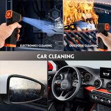 Compressed Air Duster PC Cleaner, 130000RPM Air Blower For PC Cleaning, Electric Air Dusters, 3-Speed Cordless Rechargeable Reusable Compressed Air Blaster For Laptop Computers Keyboard - Black - View 7